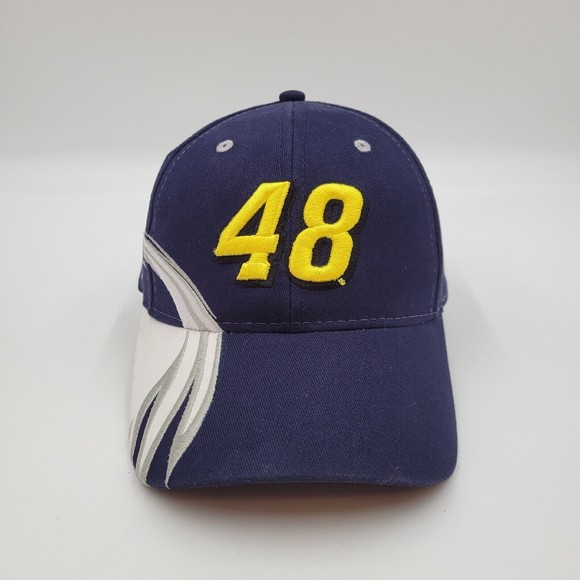 Team Lowes Racing Adjustable Blue Baseball Hat Cap #48 Jimmie Johnson Nascar - Picture 2 of 11